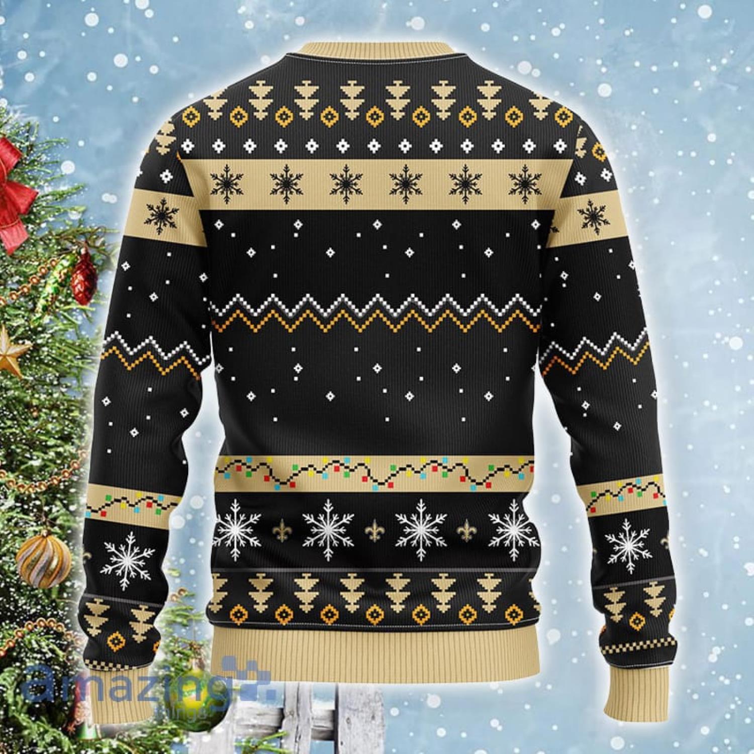 New Orleans Saints Dab Santa Ugly Christmas Sweater - Banantees