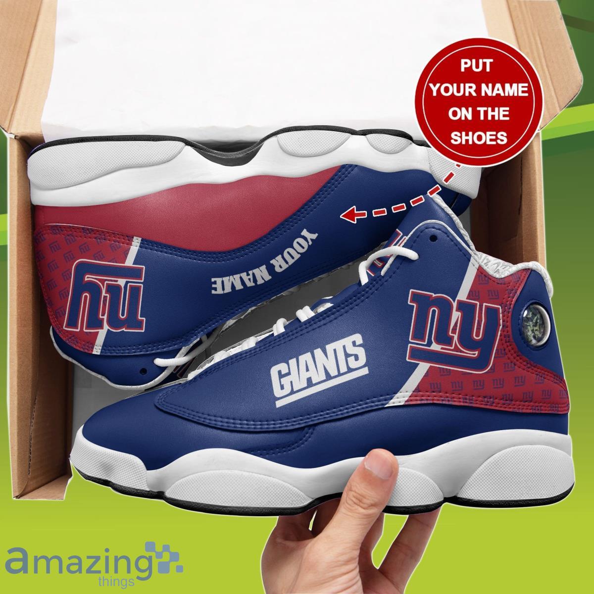 New York Giants Custom Name Air Jordan 13 Sneakers Unique Gift For Men And Women Product Photo 1