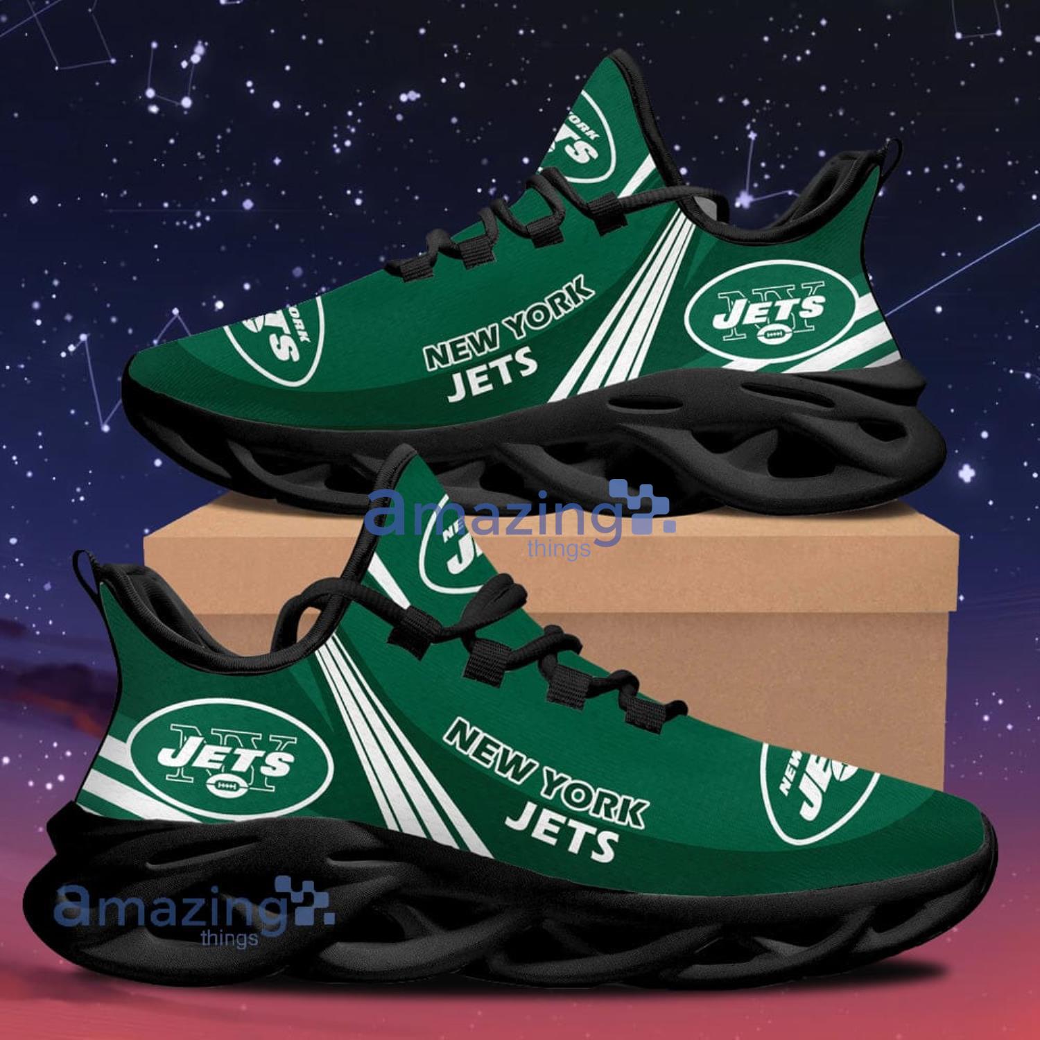New York Jets New Trend Max Soul Shoes Running Sneakers Product Photo 1