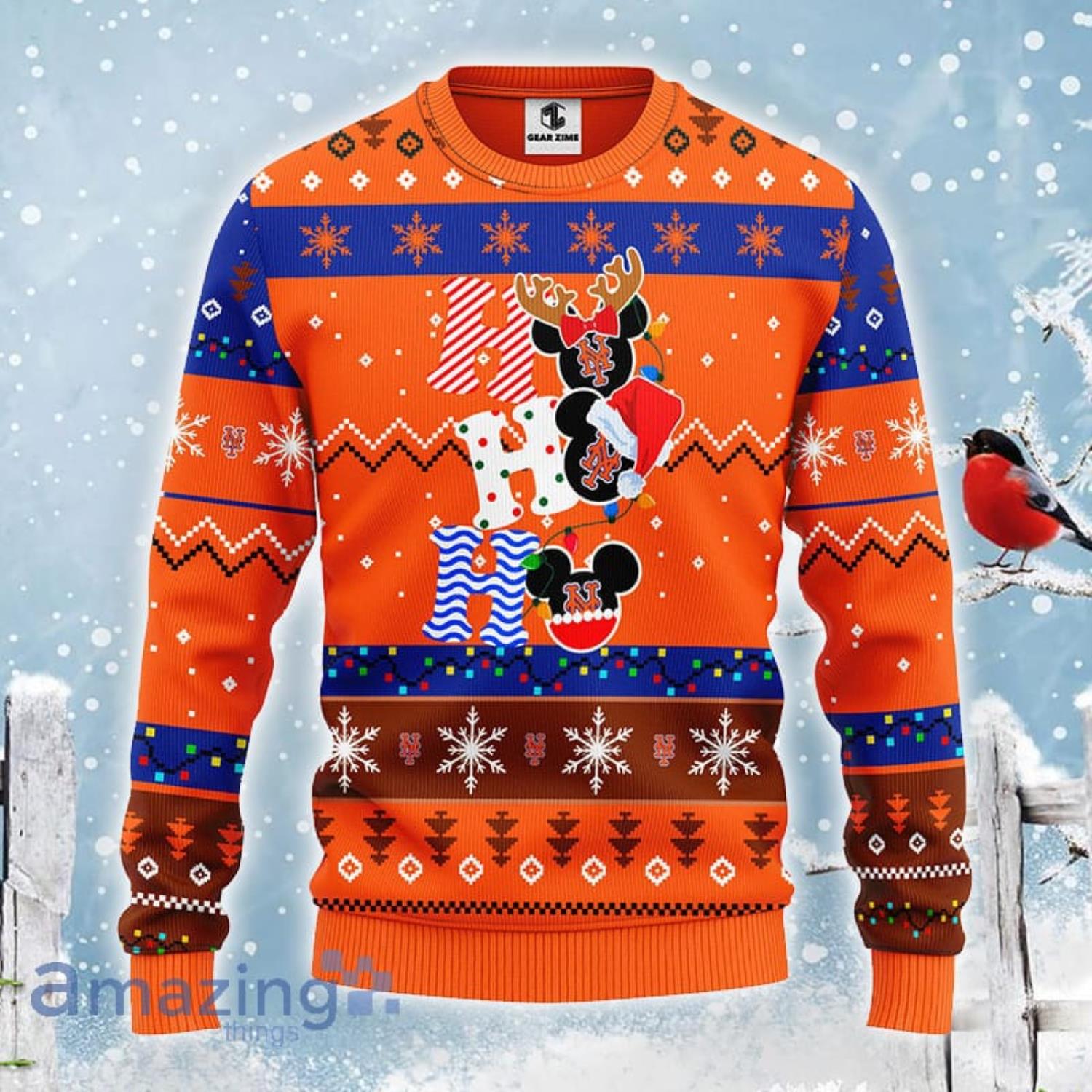 Pittsburgh Steelers HoHoHo Mickey Christmas Ugly Sweater –