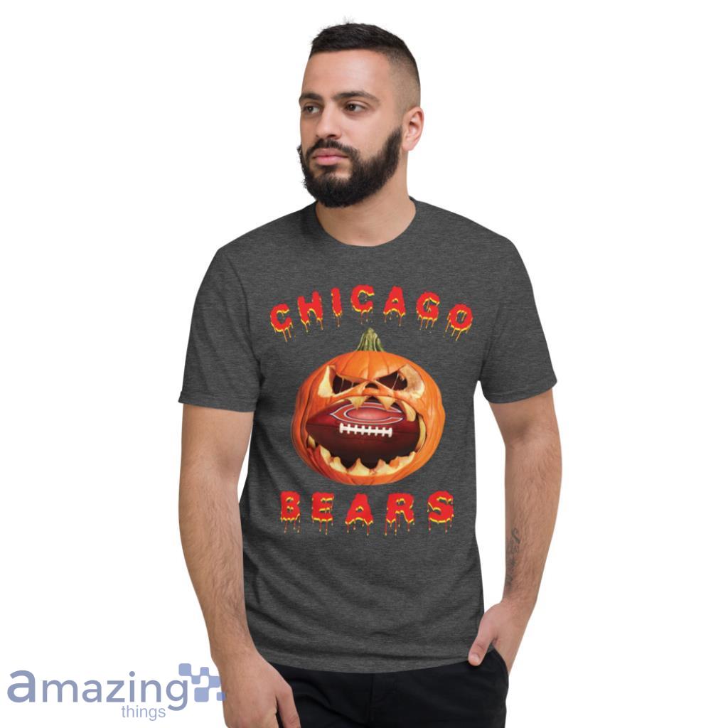 NFL Chicago Bears Halloween Pumpkin Football Sports T Shirt