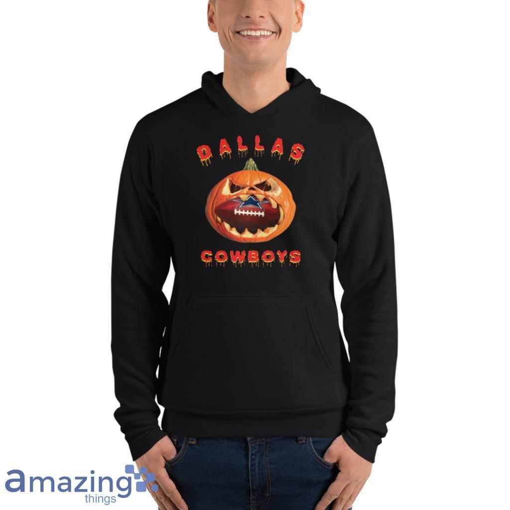 NFL Dallas Cowboys Halloween Pumpkin Football Sports T Shirt