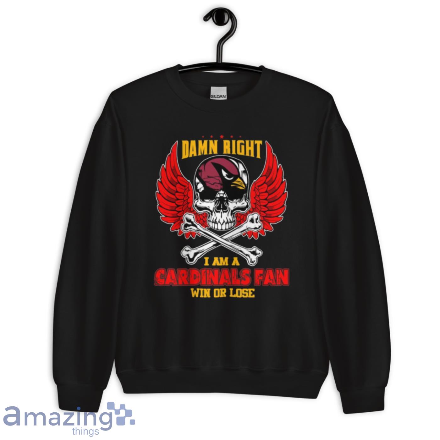 Personalized Arizona Cardinals Skull Damn Right All Over Print 3D