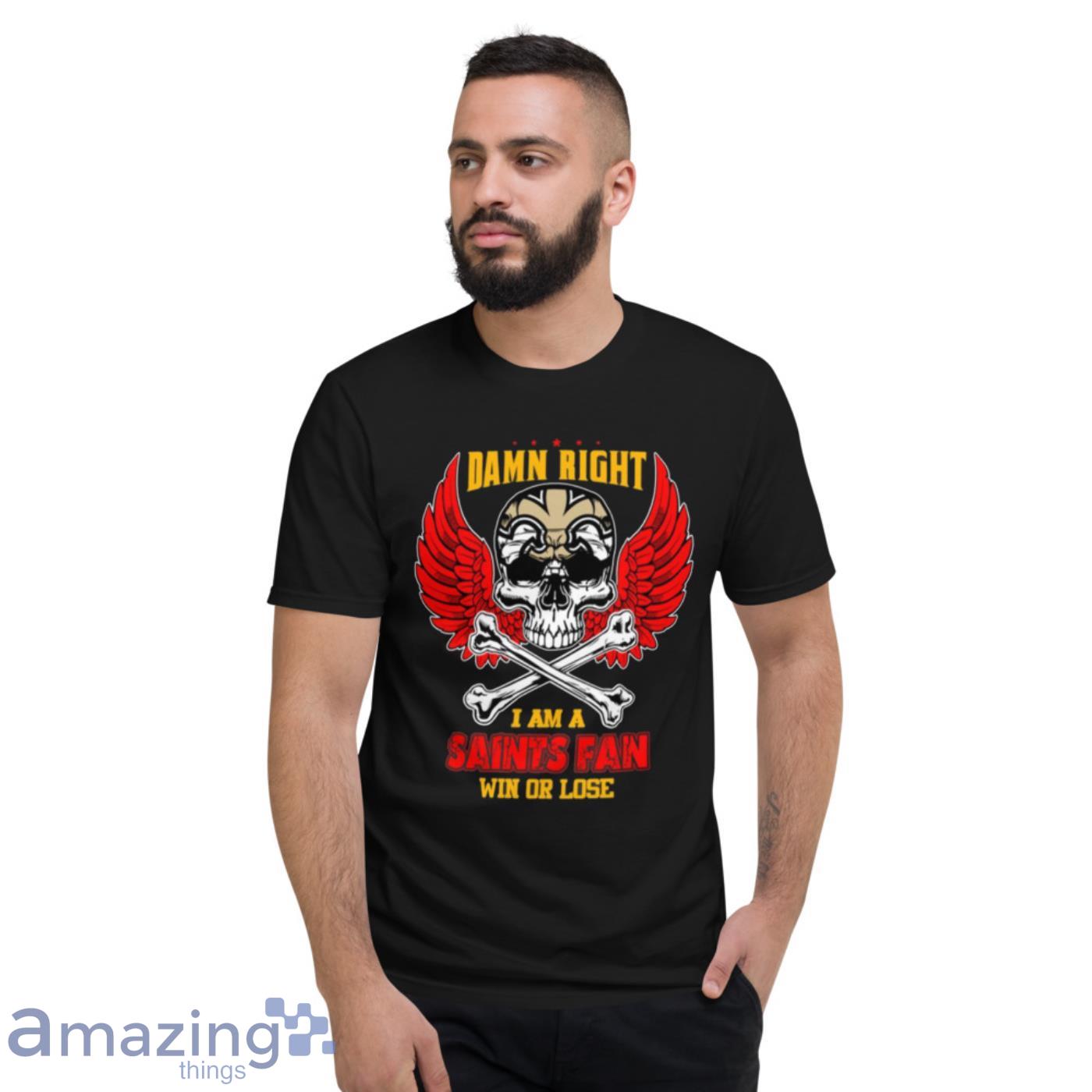 New Orleans Saints Skull T-Shirt