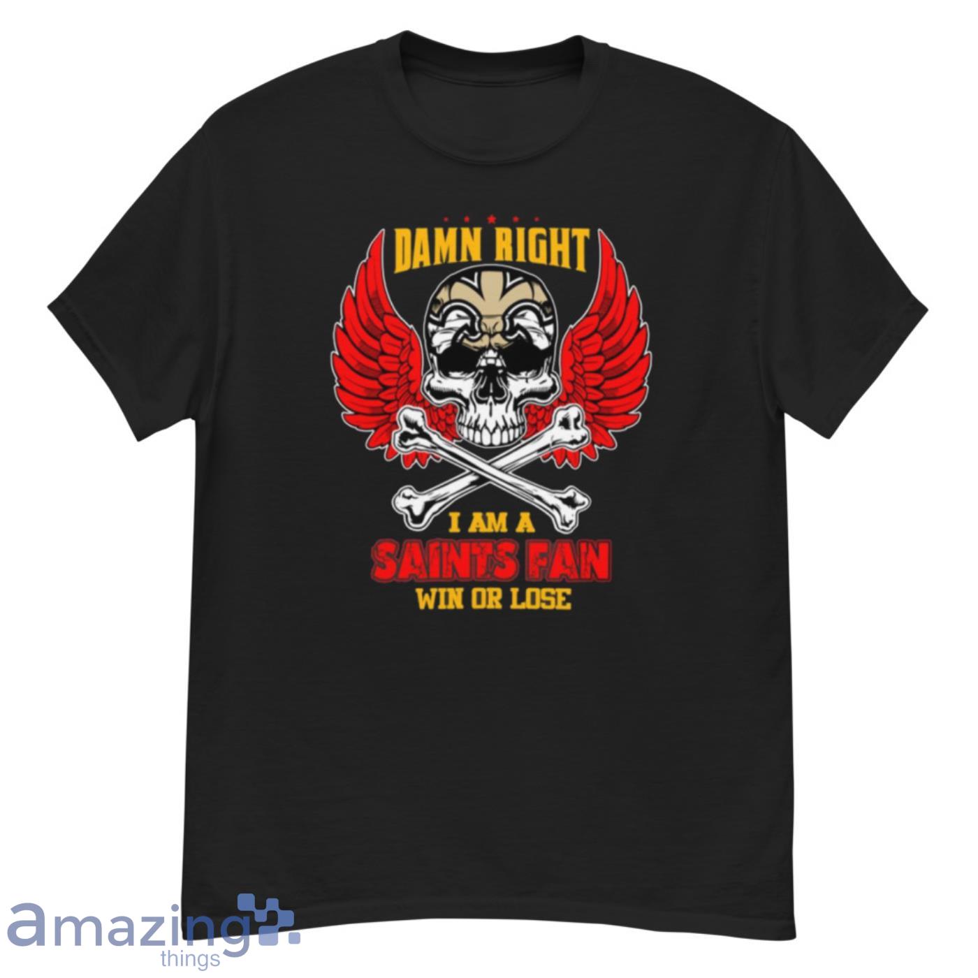 New Orleans Saints Skull T-Shirt