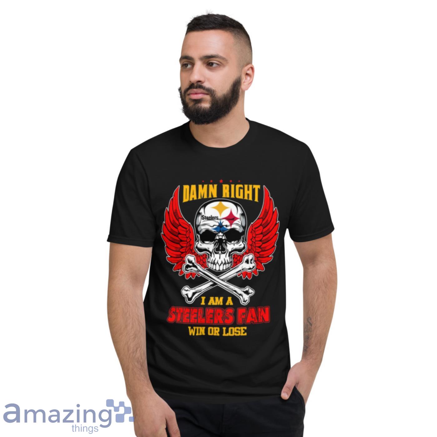 Pittsburgh Steelers Tee Shirt Skull 3D For Men And Women