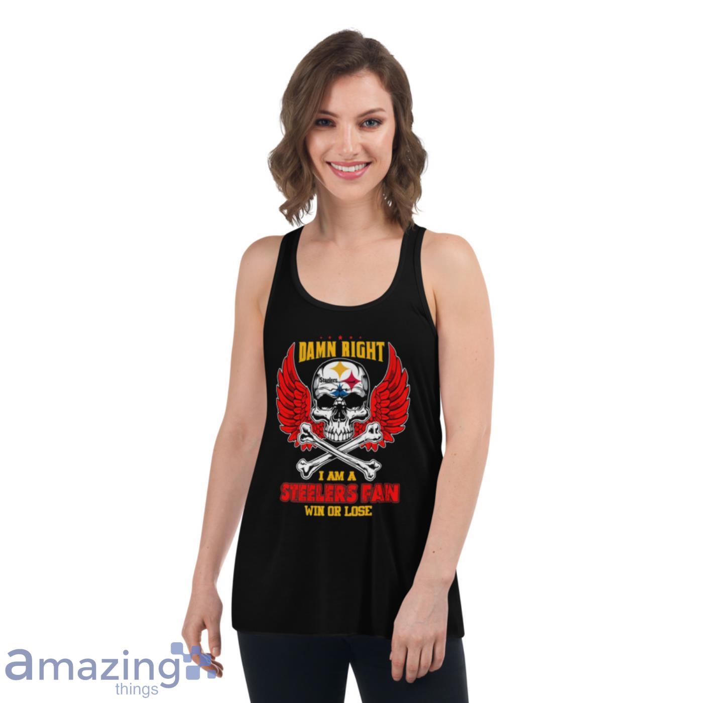 NFL Pittsburgh Steelers Whte Cotton Tank Top