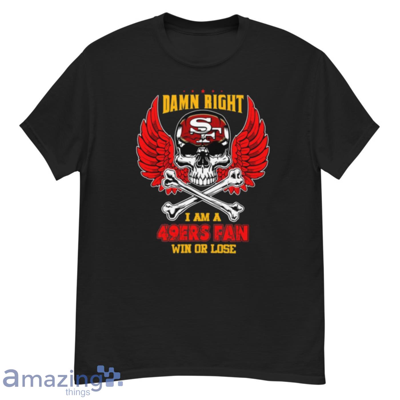 Halloween Skull Helmet Football Team Sanfrancisco-49Er Fan T-Shirt – Teezou  Store