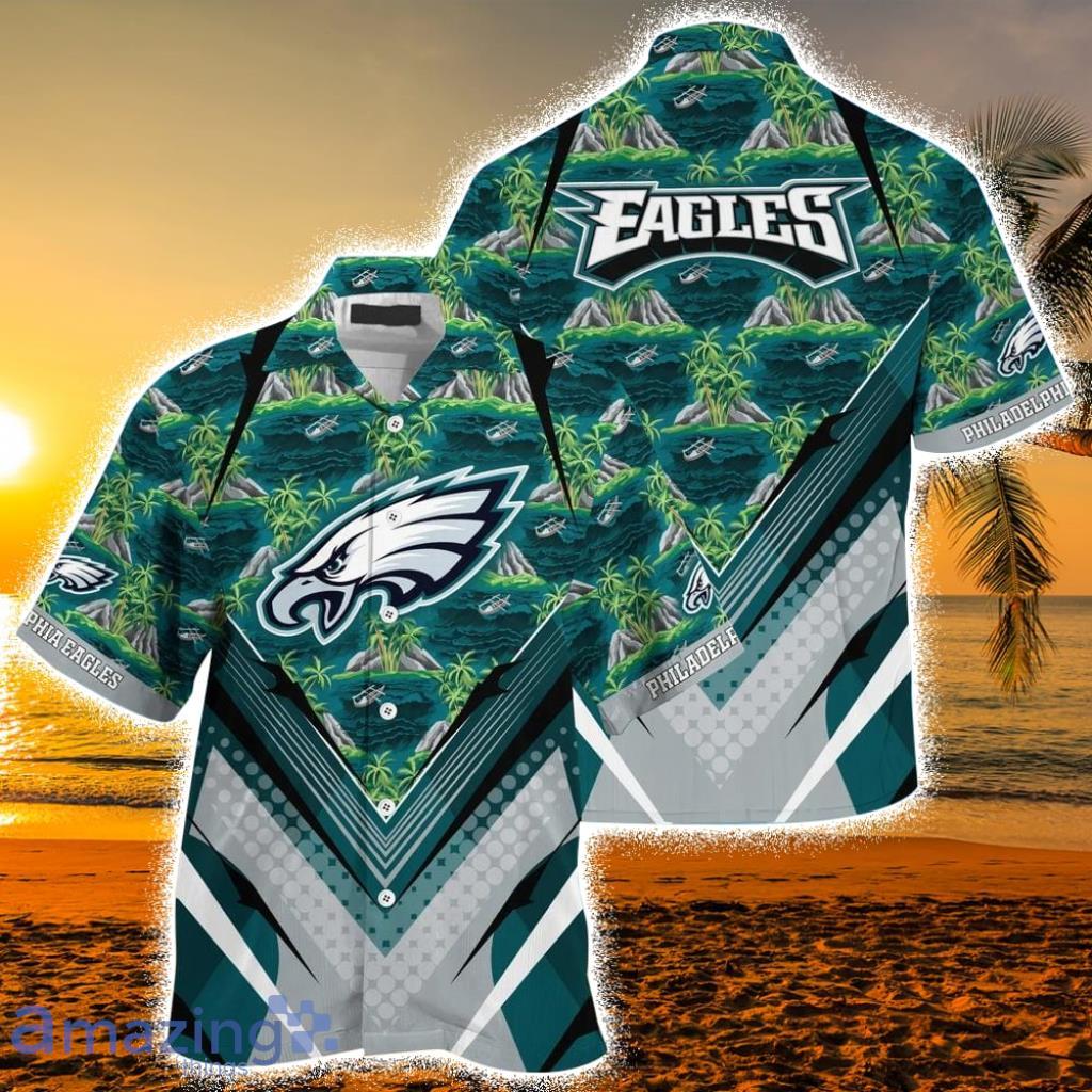Nfl Philadelphia Eagles Team Beach Shirt For Sports Eagles Fans