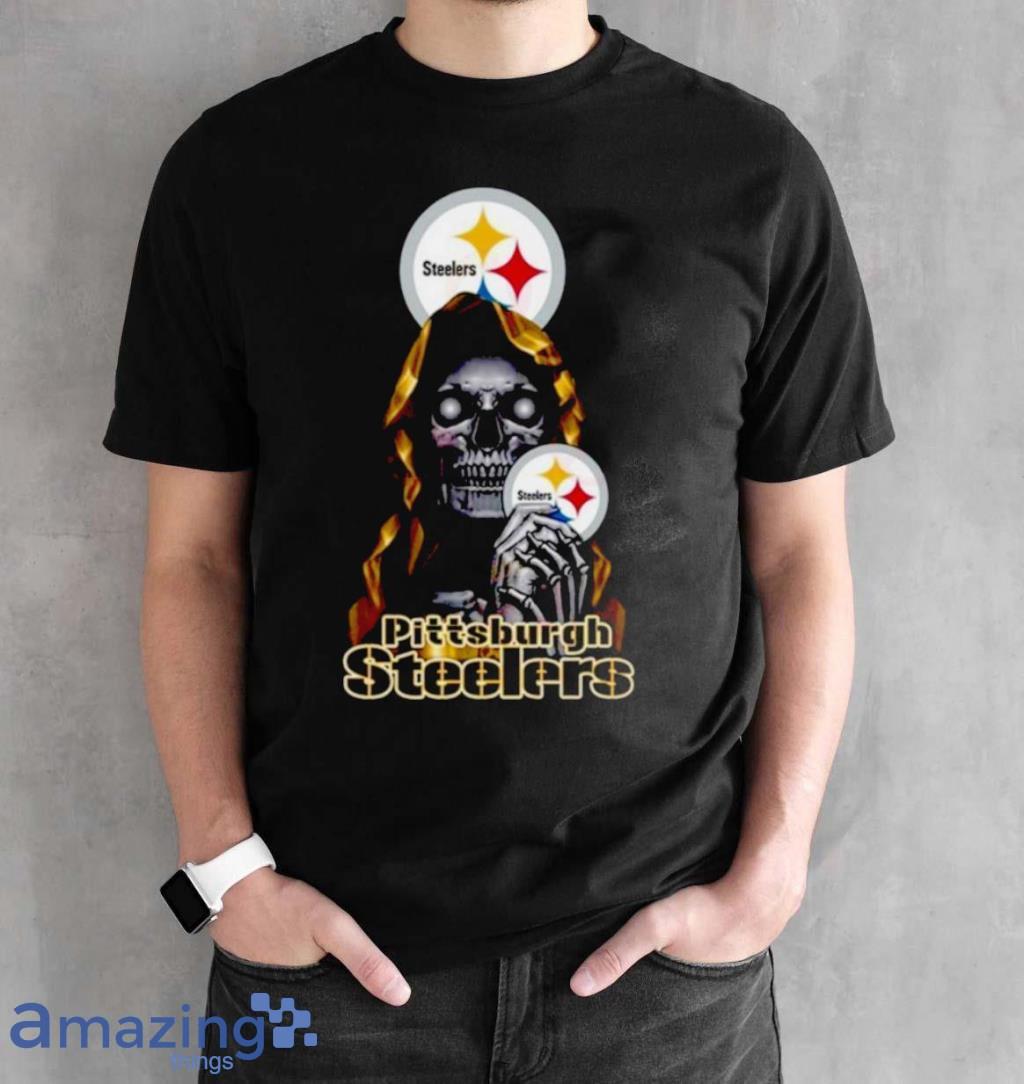 Pittsburgh Steelers Tee Shirt Skull 3D For Men And Women