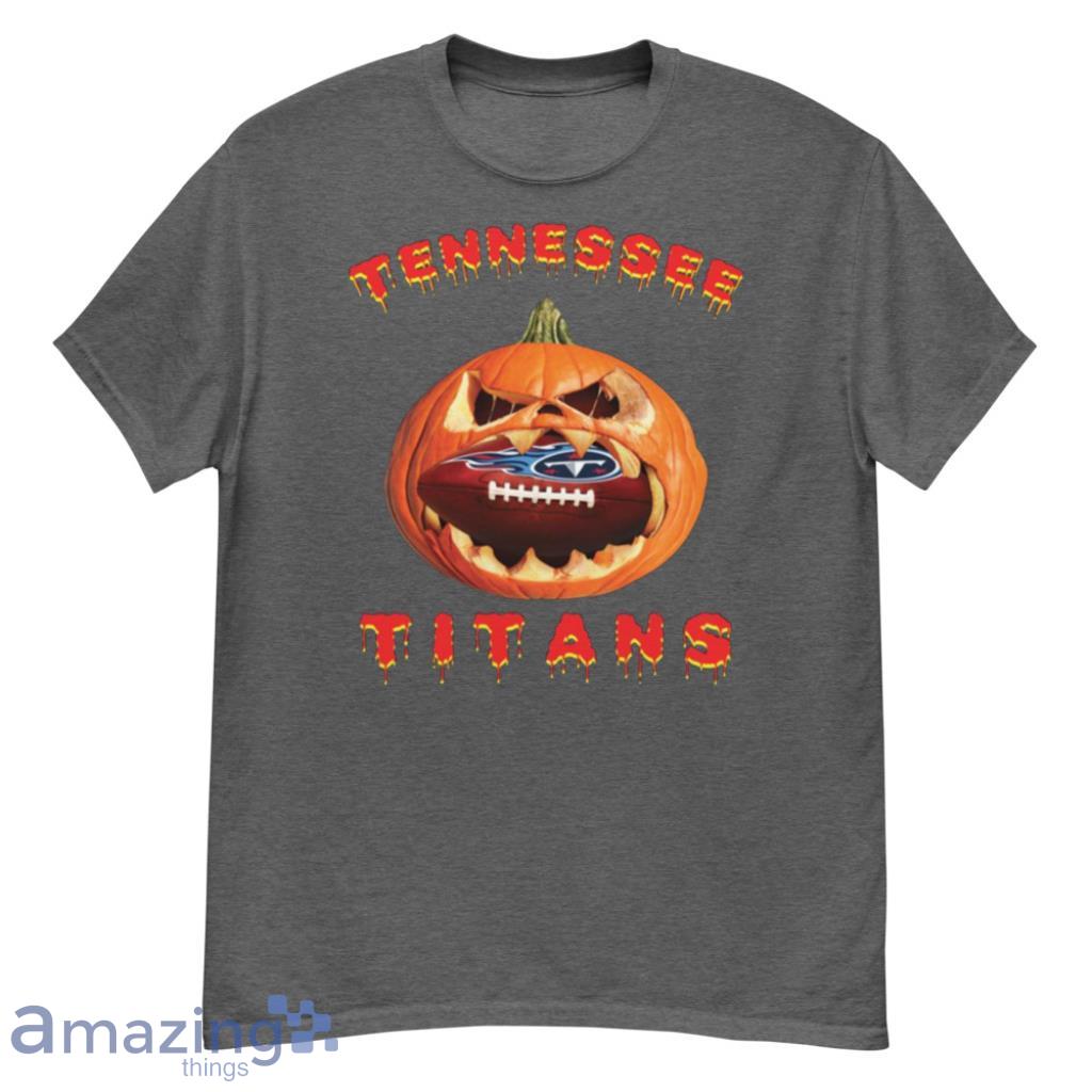 NFL Tennessee Titans Halloween Pumpkin Football Sports T Shirt