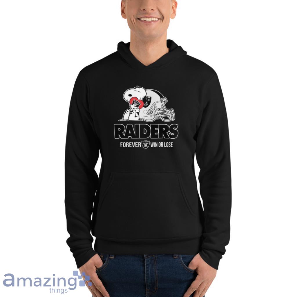 NFL The Peanuts Movie Snoopy Forever Win Or Lose Football Oakland Raiders T Shirt image NFL The Peanuts Movie Snoopy Forever Win Or Lose Football Oakland Raiders T Shirt Product Photo 8