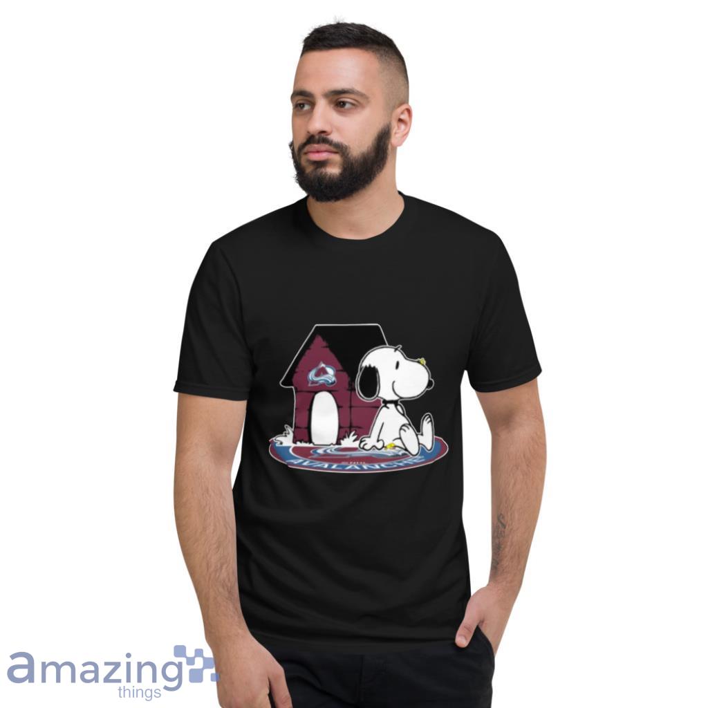 Snoopy & Peanut Colorado Avalanche Hockey T-Shirt - EmprintsTOP