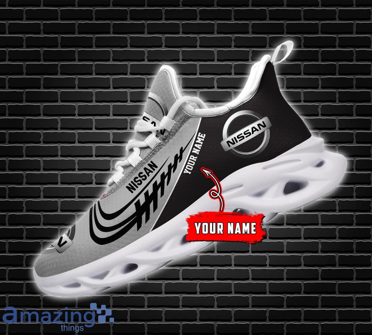 Nissan Personalized Name Max Soul Shoes Running Sneakers For Nissan Car Lovers Special Gift Product Photo 1