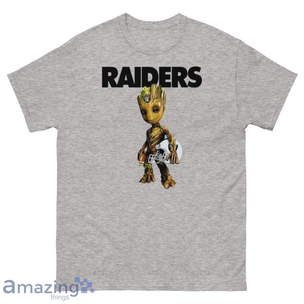 Oakland Raiders NFL Football Groot Marvel Guardians Of The Galaxy