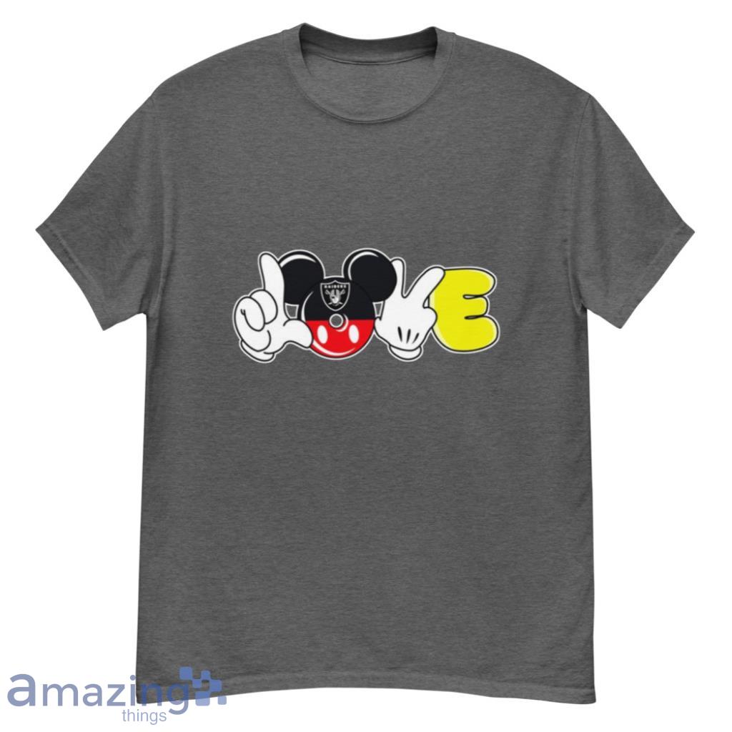 NFL Football Oakland Raiders Pluto Mickey Driving Disney Shirt Women's  V-Neck T-Shirt