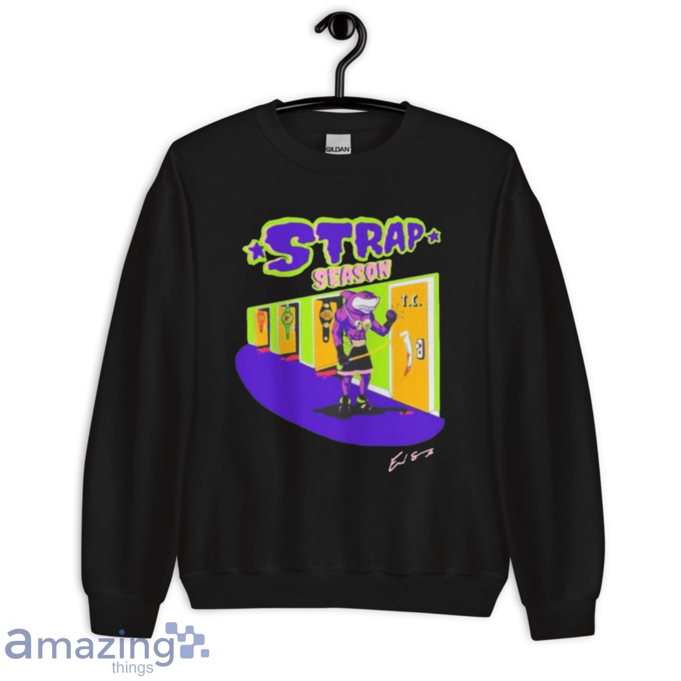 Official Errol Spence Jr Strap Season 2.0 T Shirt image Official Errol Spence Jr Strap Season 2.0 T-Shirt - Unisex Crewneck Sweatshirt