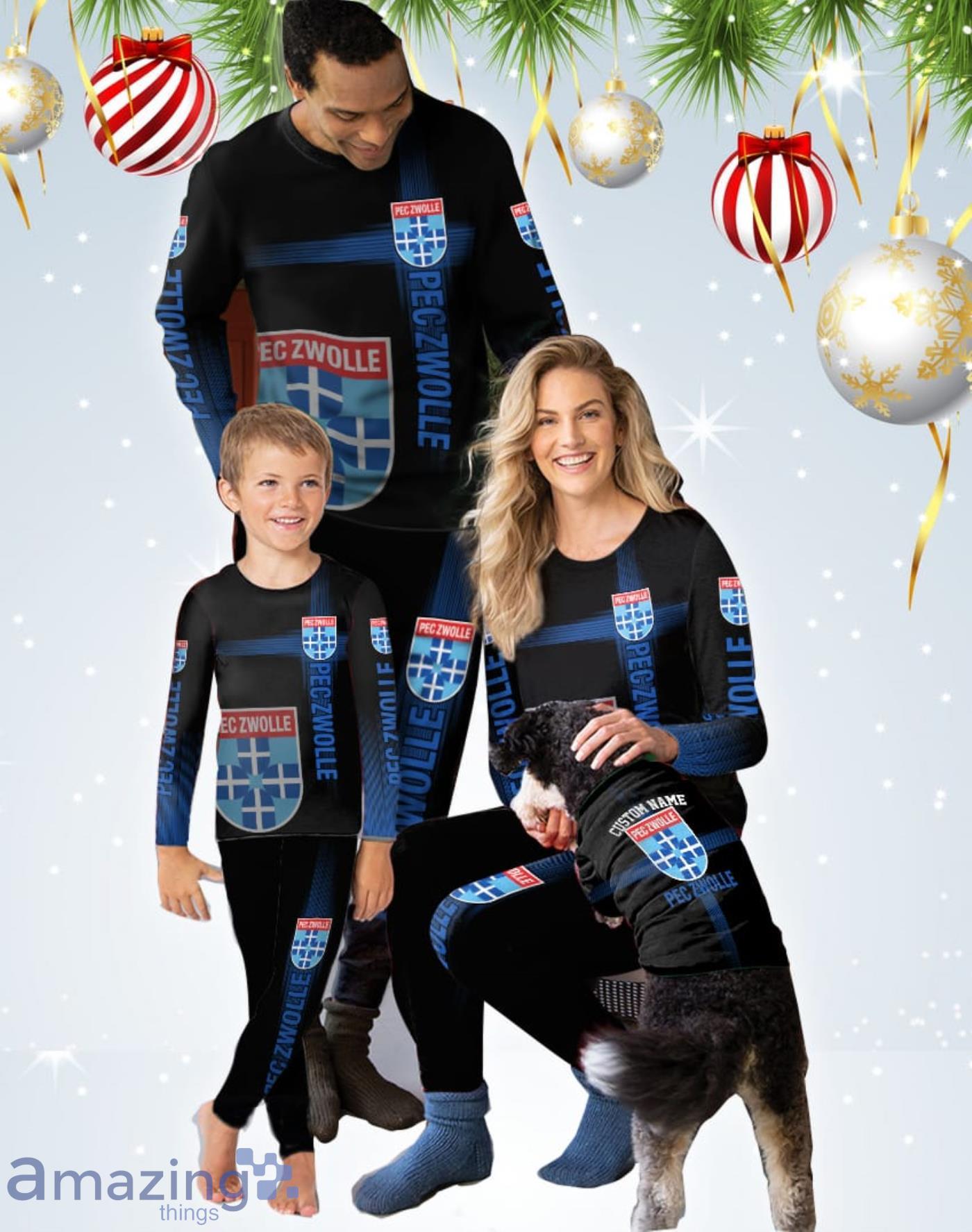 PEC Zwolle Custom Name Pajamas Set For Family Sport Fans Gift Product Photo 1