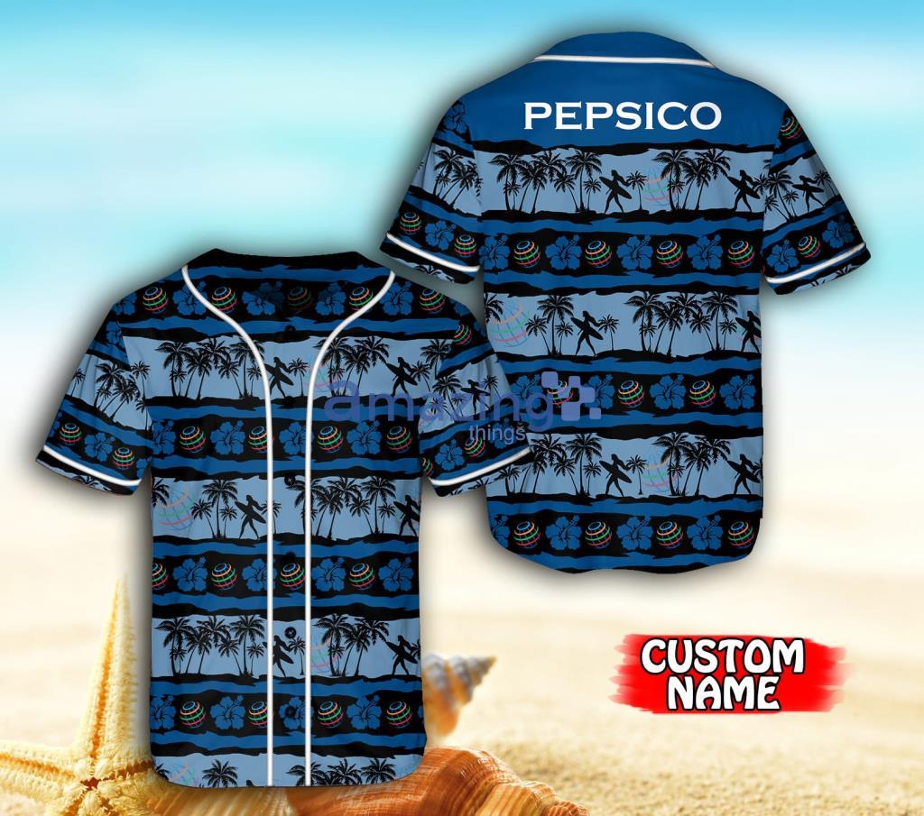 Pepsico Logo Tropical Baseball Jersey Shirt Gift For Men And Women Product Photo 1