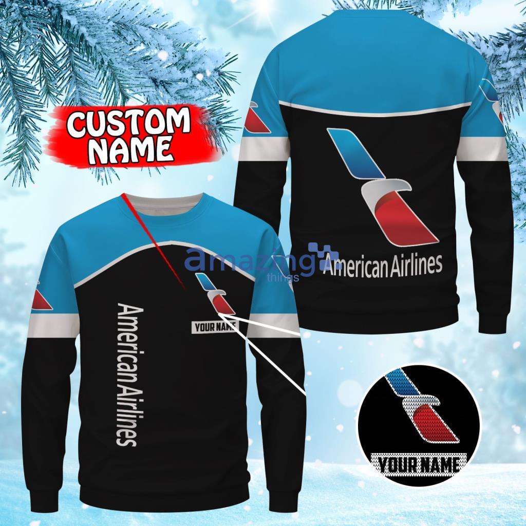 Personalized American Airlines Logo Christmas Ugly Sweater 3D Gift For Men And Women Product Photo 1