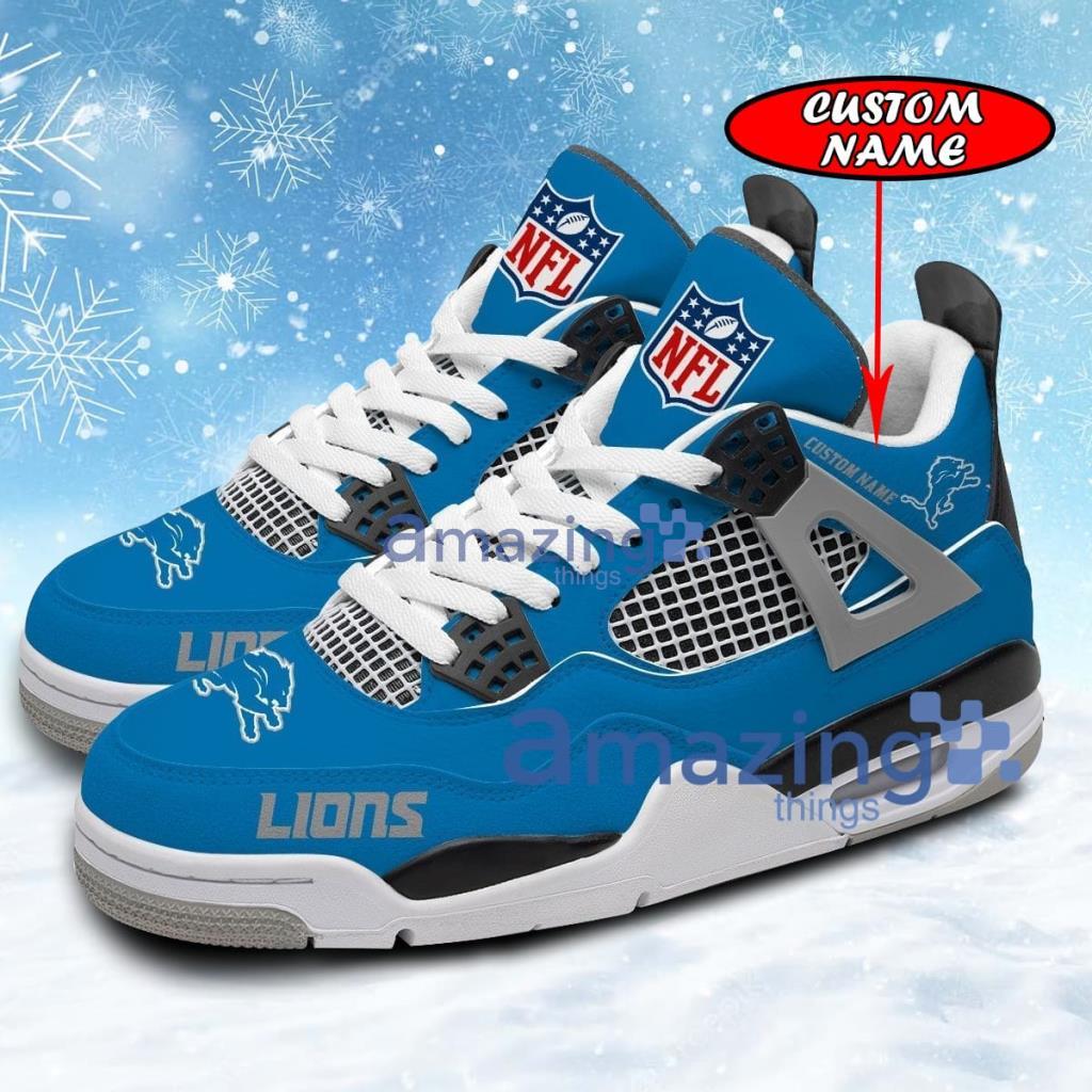 Personalized Detroit Lions MLB Air Jordan 4 Shoes New Trend 2023 Gift For  Men And Women