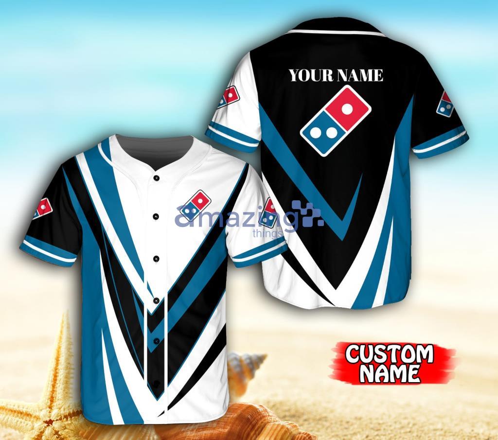 Personalized Domino's Pizza Baseball Jersey Shirt Gift For Men And Women