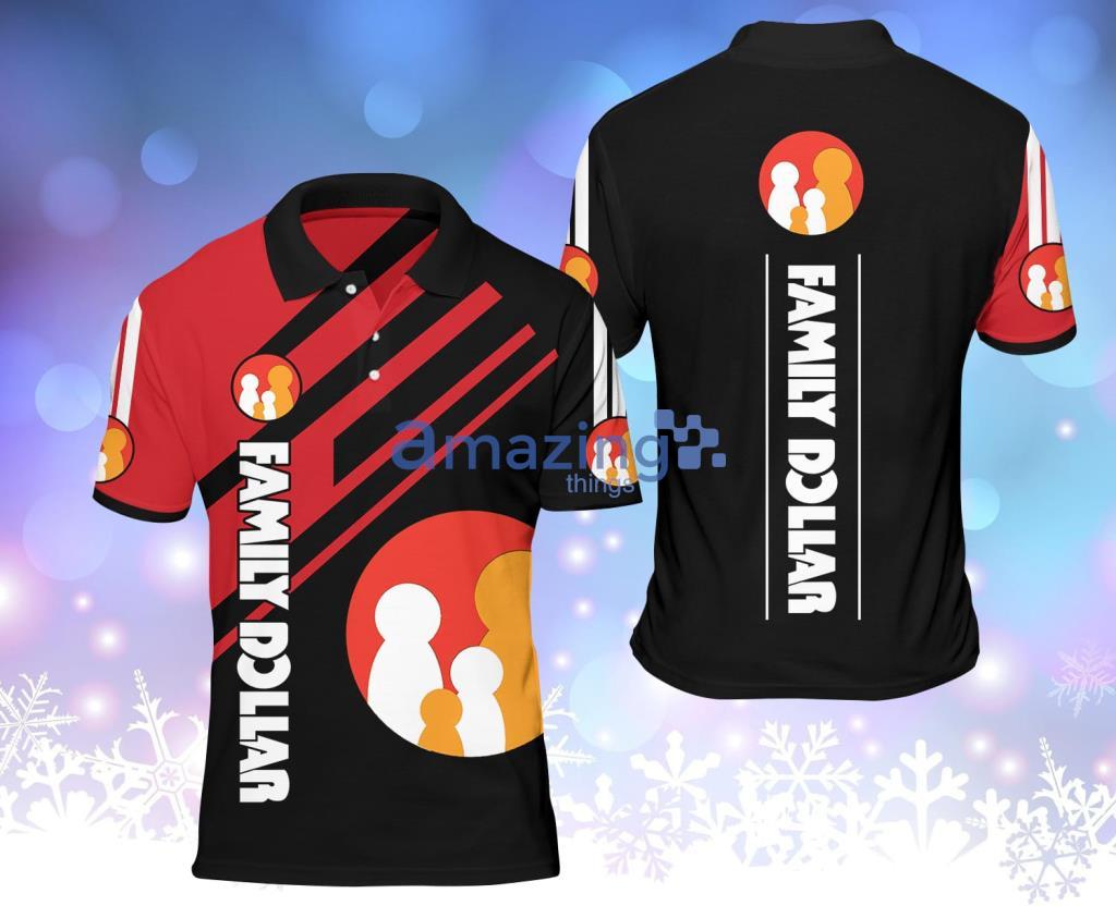 Personalized Family Dollar 3D Polo Shirt Gift For Big Fans Product Photo 1