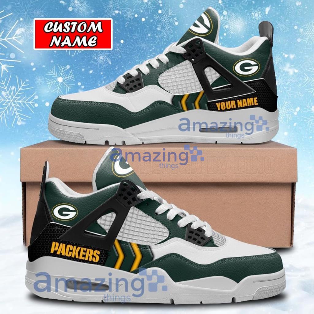 Personalized Green Bay Packers Air Jordan 4 Sneakers Shoes Gift For Men And Women Product Photo 1