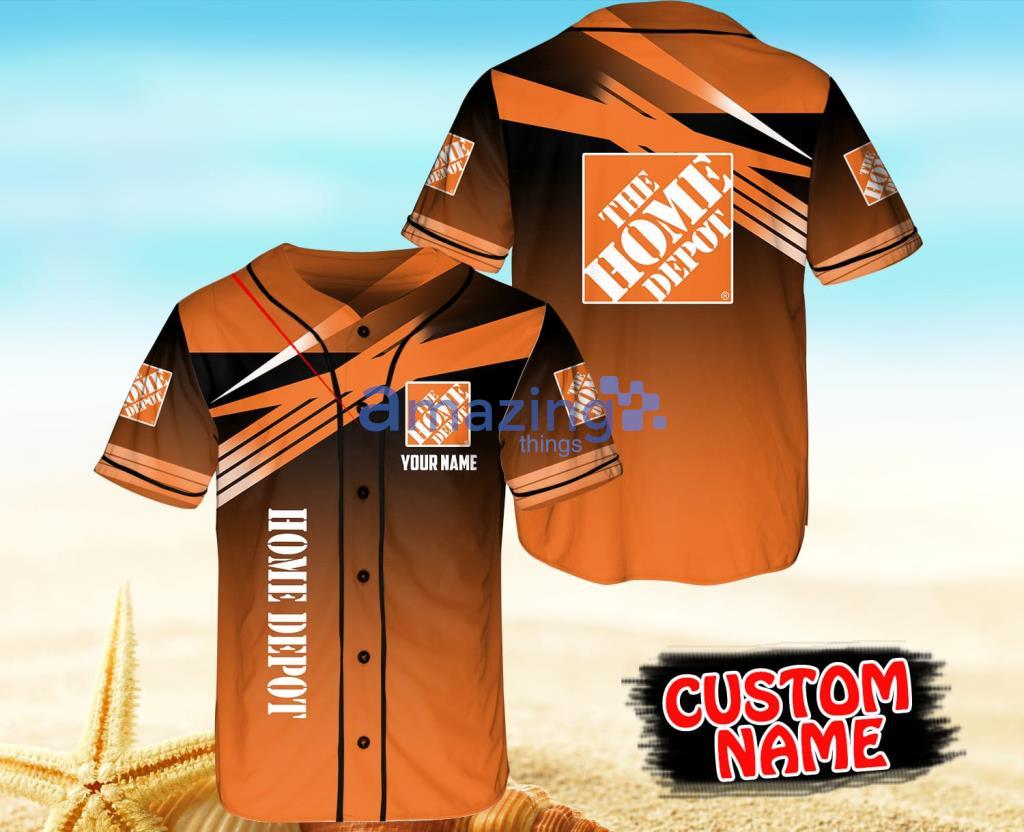Custom Name Home Depot Baseball Jersey Shirt For Men And Women