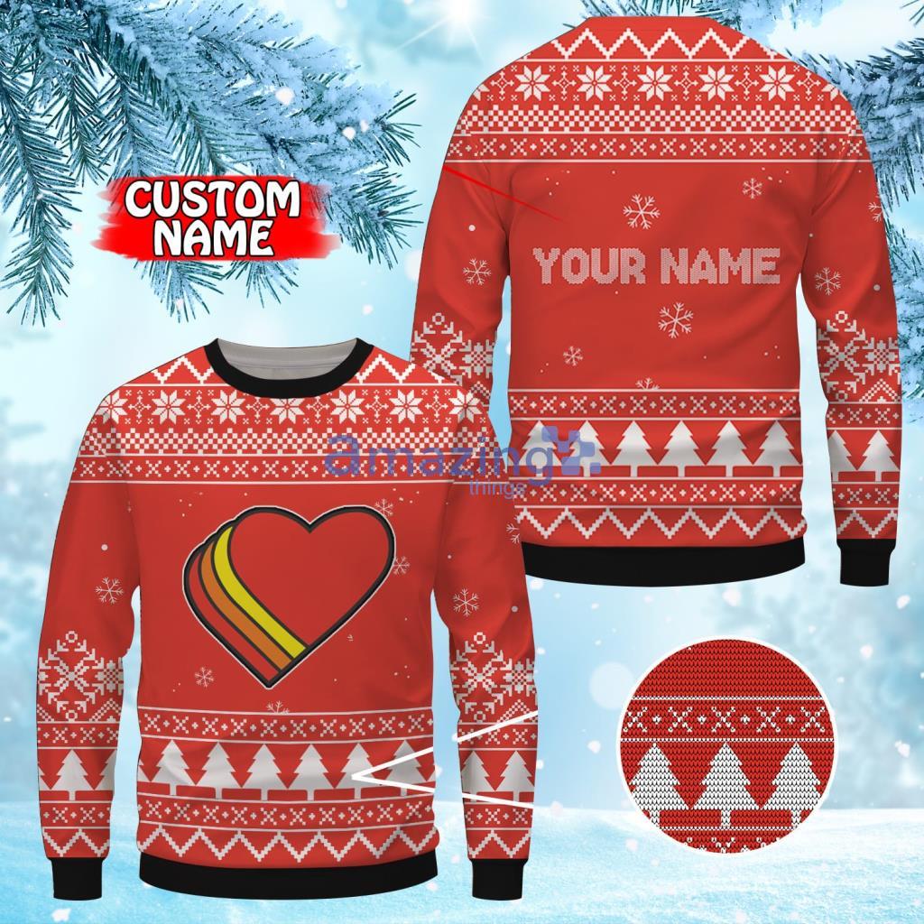 Personalized Love's Christmas Ugly Sweater 3D Gift For Men And Women Product Photo 1