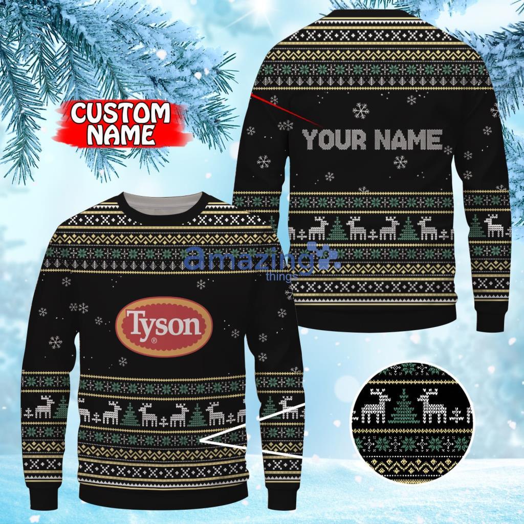 Personalized Tyson Foods Christmas Ugly Sweater 3D Gift For Men And Women Product Photo 1