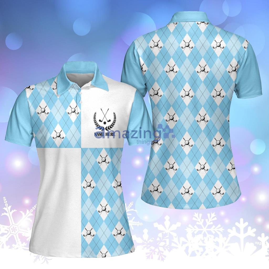 Personalized Womens Golf Course, Argyle Shirt Women Golf Team Polo Shirt Product Photo 1