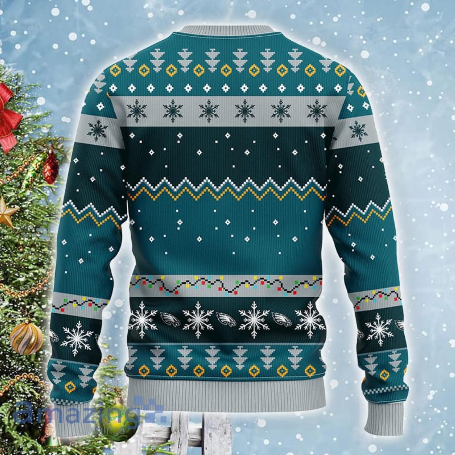 Eagles Christmas Sweater Santa Claus Dabbing Philadelphia Eagles