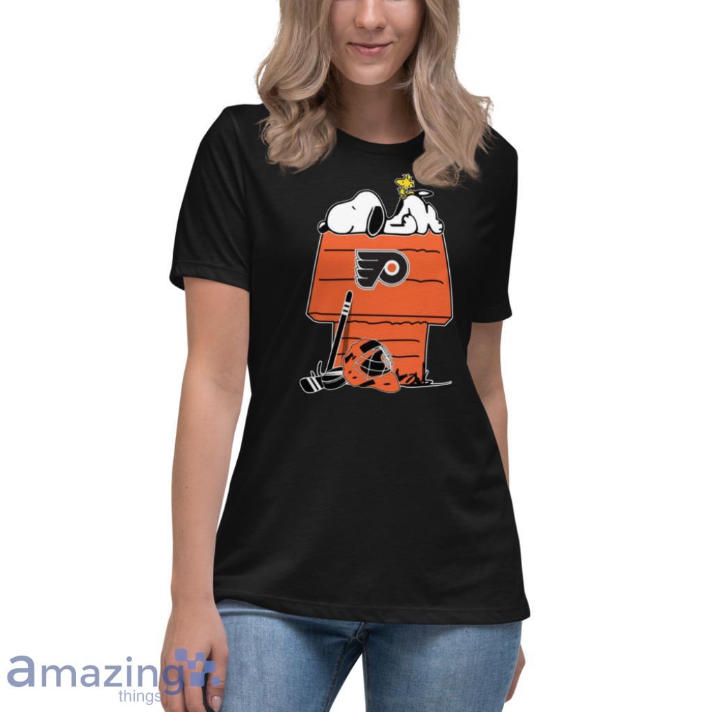 Philadelphia Flyers NHL Hockey Snoopy Woodstock The Peanuts Movie T Shirt image Philadelphia Flyers NHL Hockey Snoopy Woodstock The Peanuts Movie T Shirt Product Photo 11