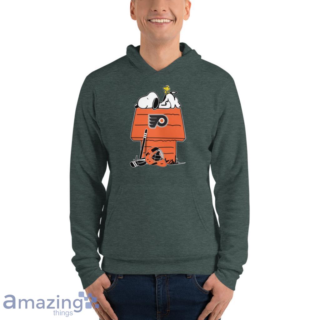 Philadelphia Flyers NHL Hockey Snoopy Woodstock The Peanuts Movie T Shirt image Philadelphia Flyers NHL Hockey Snoopy Woodstock The Peanuts Movie T Shirt Product Photo 7