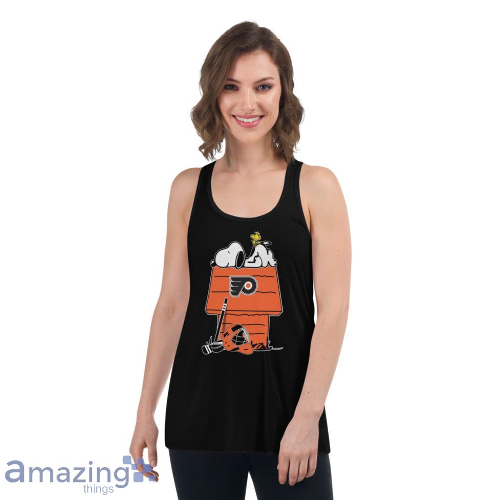 Philadelphia Flyers NHL Hockey Snoopy Woodstock The Peanuts Movie T Shirt image Philadelphia Flyers NHL Hockey Snoopy Woodstock The Peanuts Movie T Shirt Product Photo 9