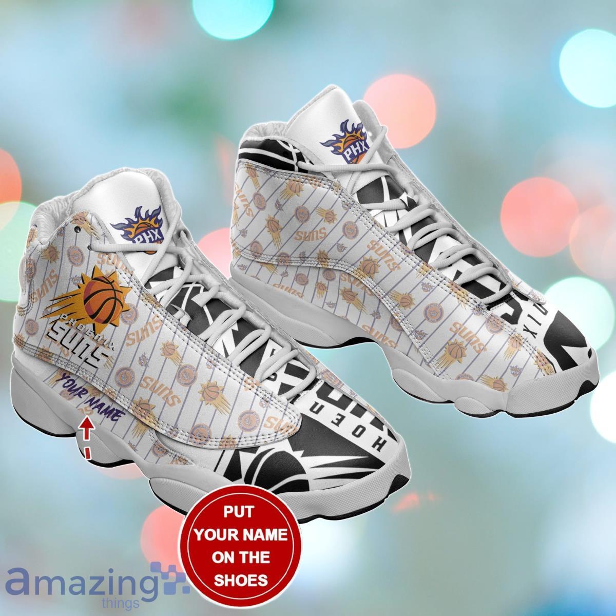 Phoenix Suns Custom Name Air Jordan 4 Sneaker Shoes For Men And Women