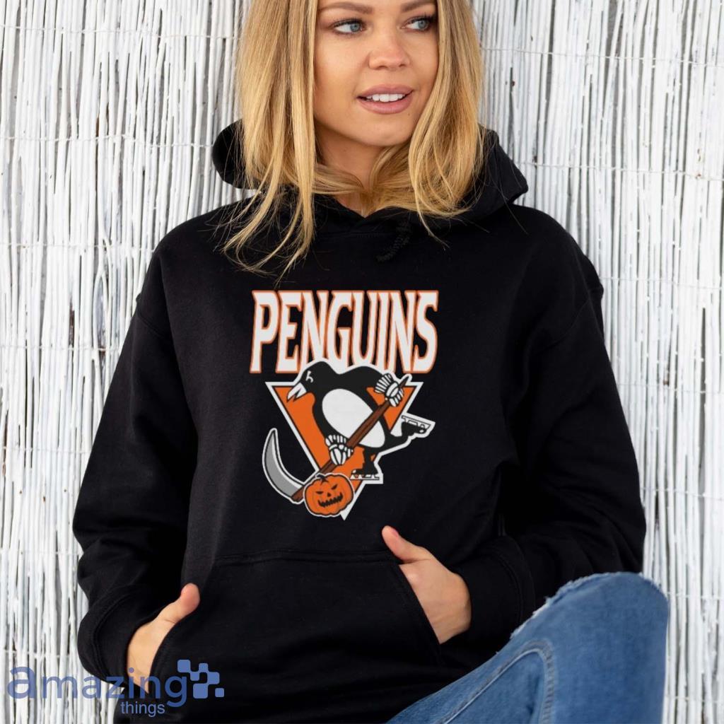 Pittsburgh Penguins Skeleton Logo Classic T-Shirt- Halloween T-Shirt |  Sticker