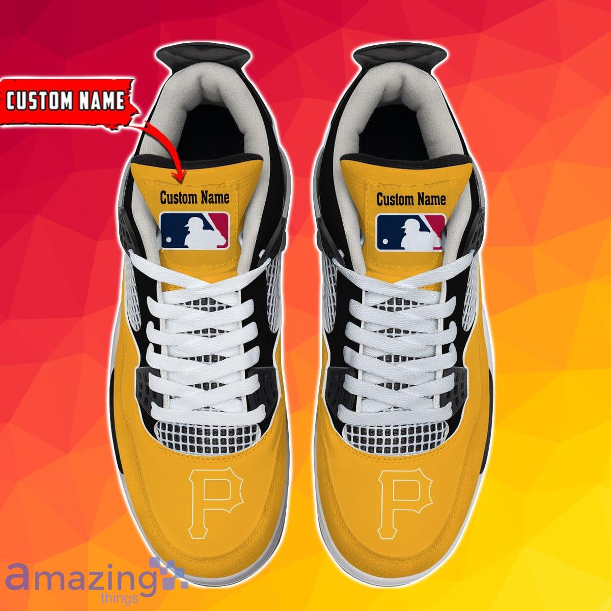 Pittsburgh Pirates Personalized Air Jordan 4 Sneakers Best Gift For Men And Women Product Photo 2