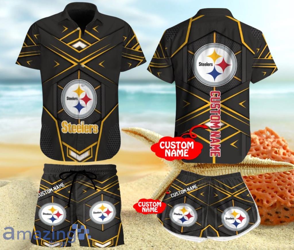 Pittsburgh Steelers 3D Personalized Hawaii Shirt And Shorts Gift For Men  And Women