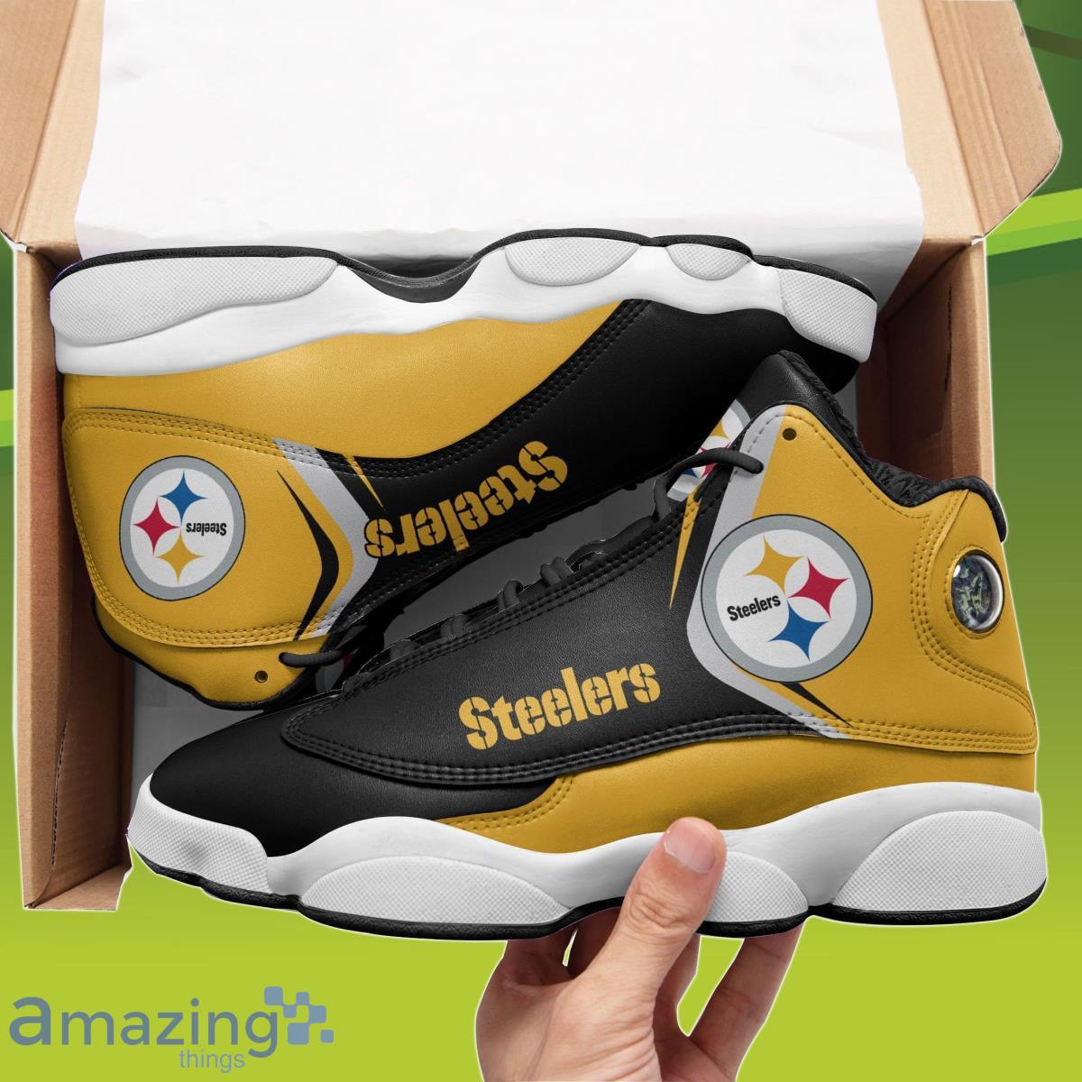 Pittsburgh Steelers Air Jordan 13 Sneakers Unique Gift For Friends Product Photo 1