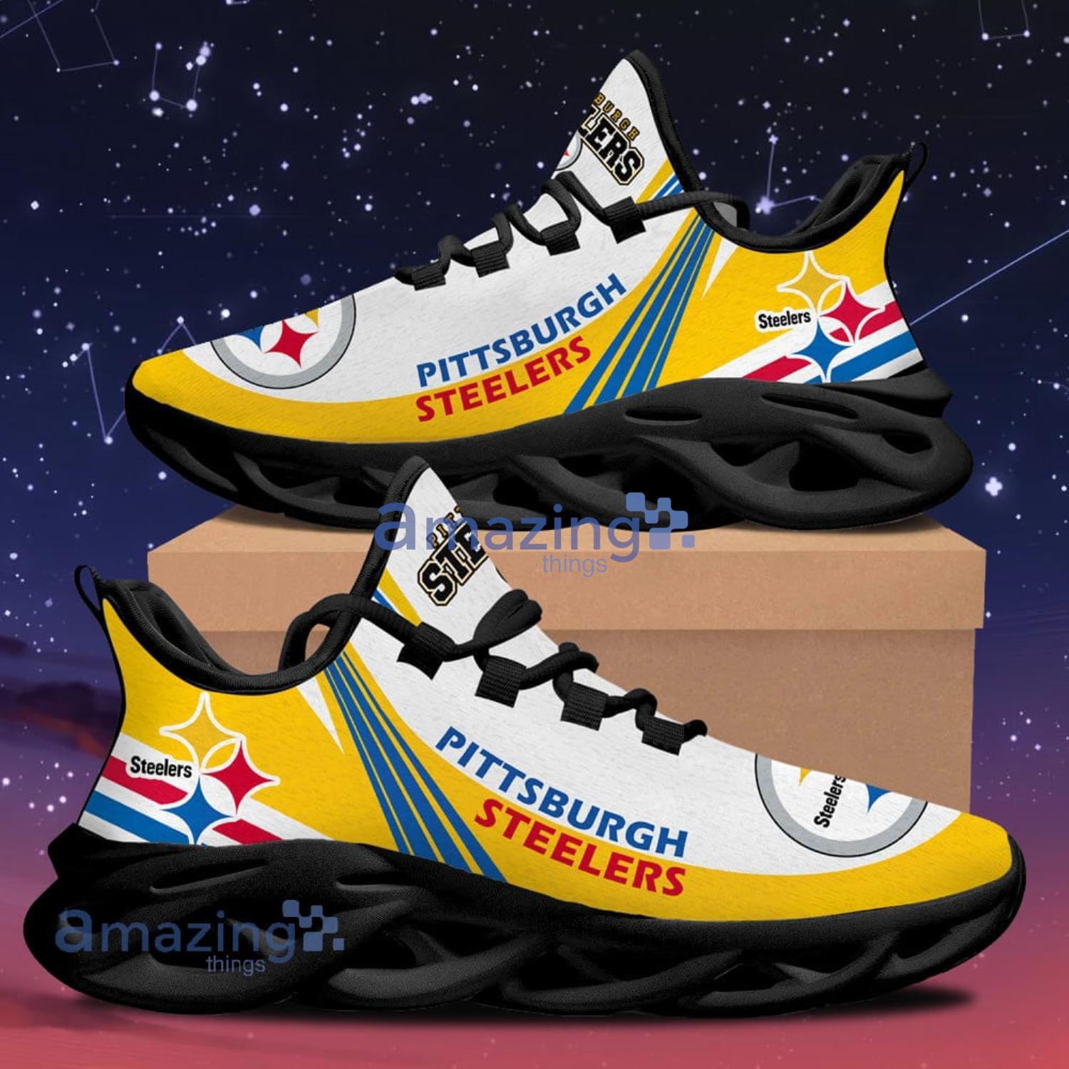Pittsburgh Steelers New Trend Max Soul Shoes Running Sneakers Product Photo 1