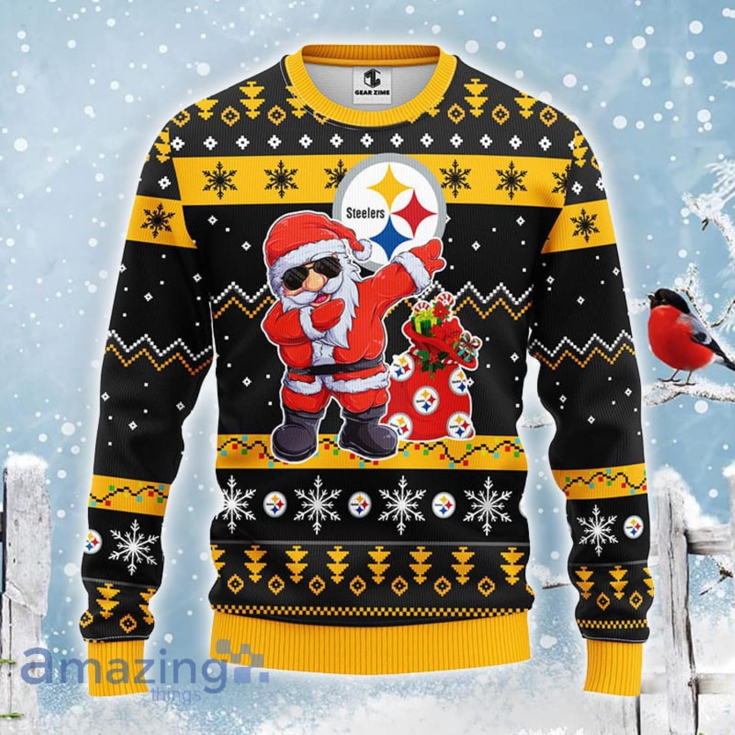 Pittsburgh Steelers Santa Christmas Sweatshirt 