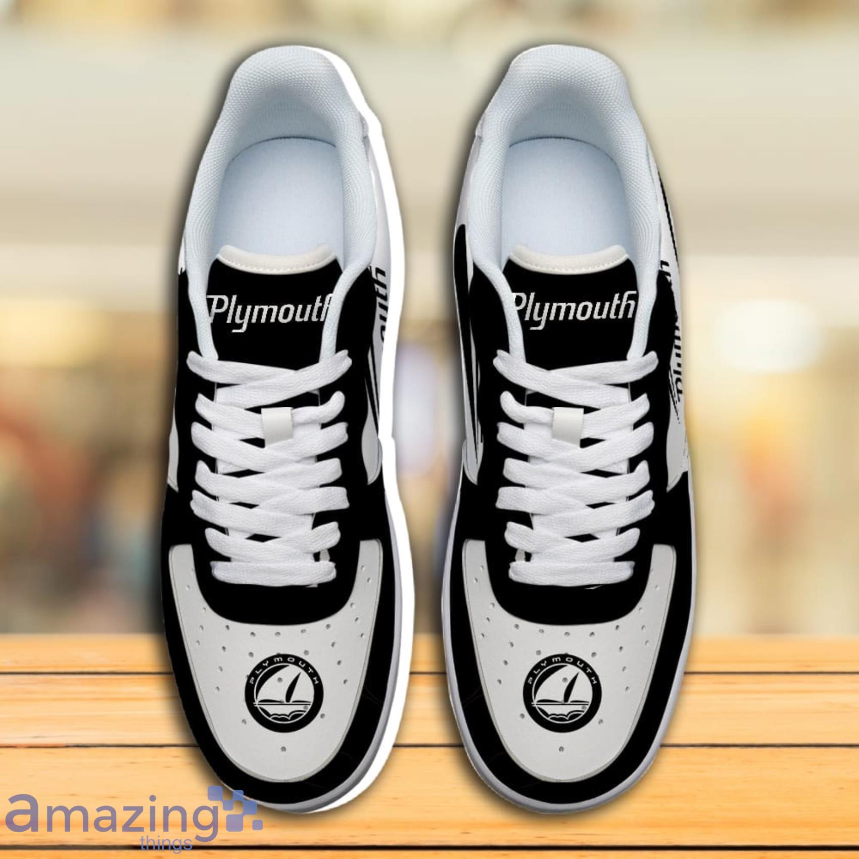 Plymouth Custom Name Any Logo Gift For Fans Air Force Shoes For Men Women image Plymouth Custom Name Any Logo Gift For Fans Air Force Shoes For Men Women Product Photo 3