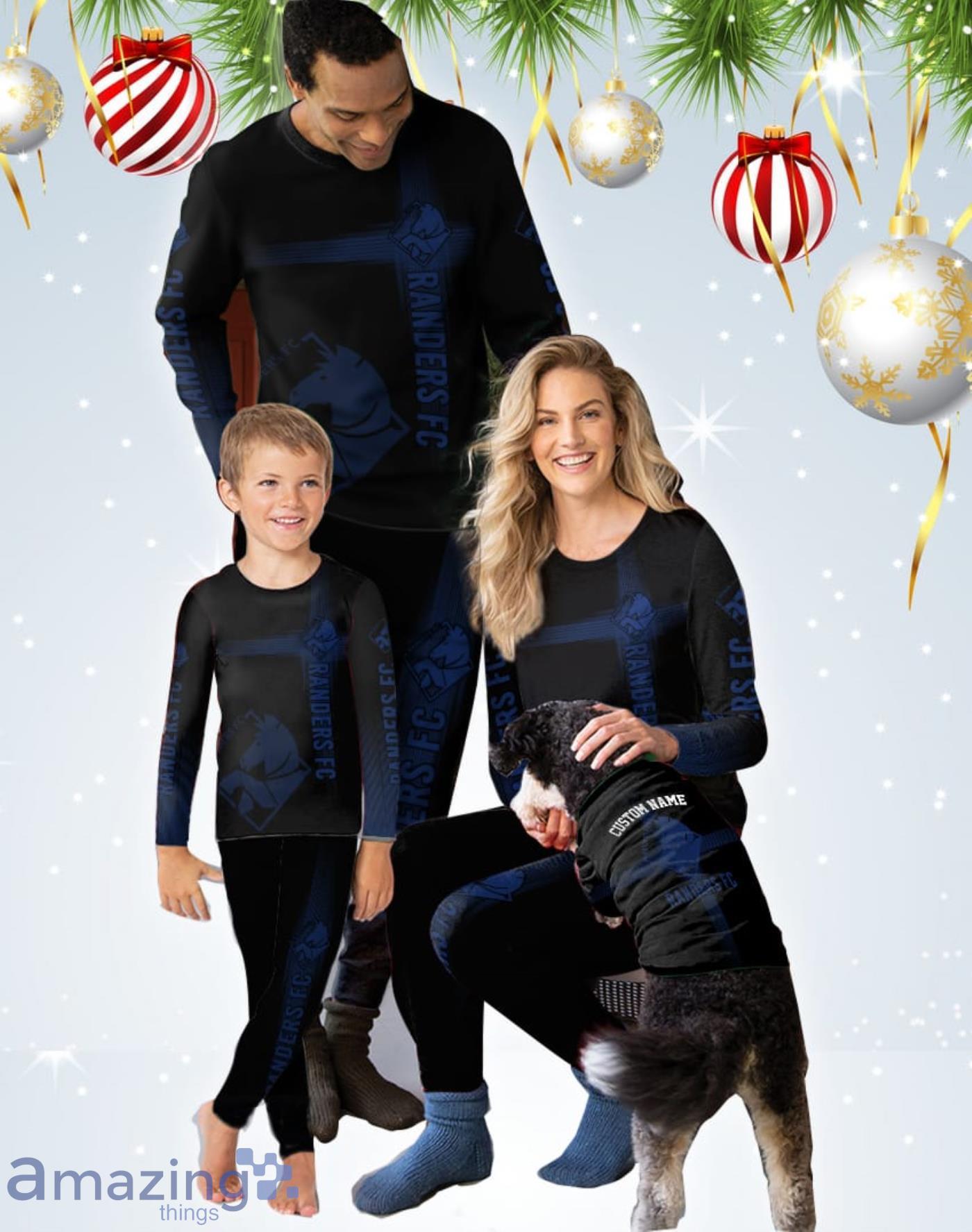 Randers FC Custom Name Pajamas Set For Family Sport Fans Gift Product Photo 1