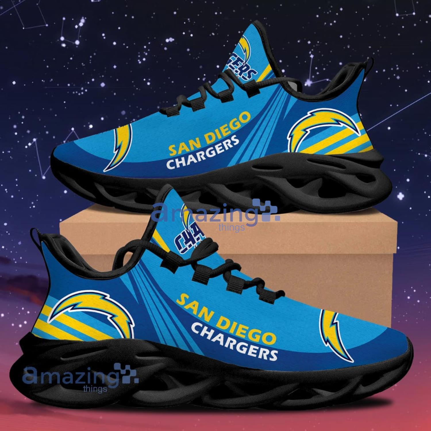San Diego Chargers New Trend Max Soul Shoes Running Sneakers Product Photo 1