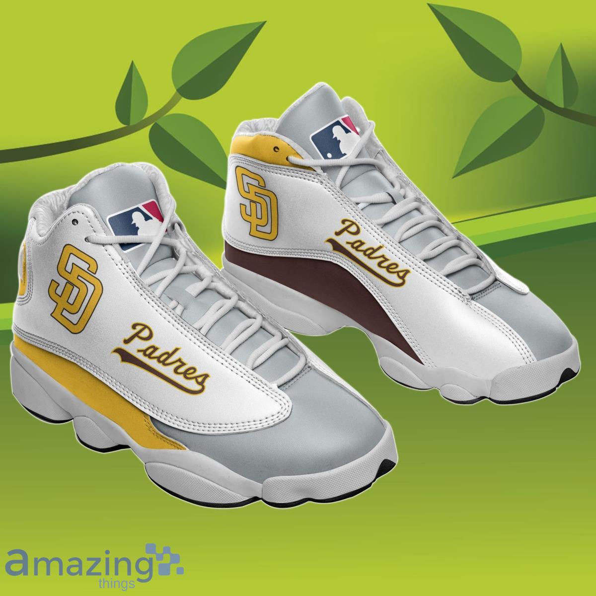 San Diego Padres Air Jordan 13 Sneakers Best Gift For Men And Women Product Photo 2