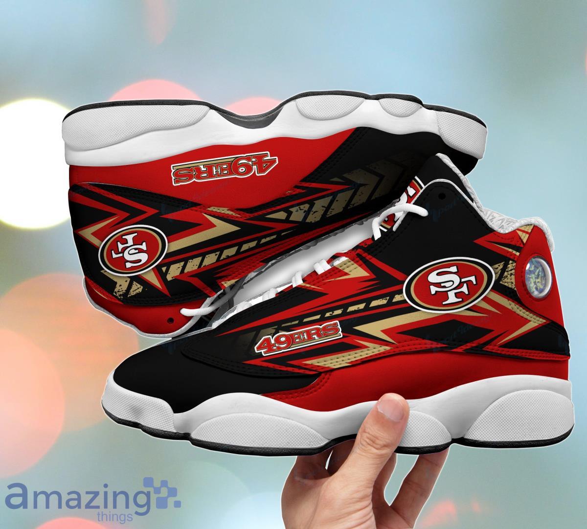 San Francisco 49ers Air Jordan 13 Sneakers Best Gift For Men And Women image San Francisco 49ers Air Jordan 13 Sneakers Best Gift For Men And Women Product Photo 2