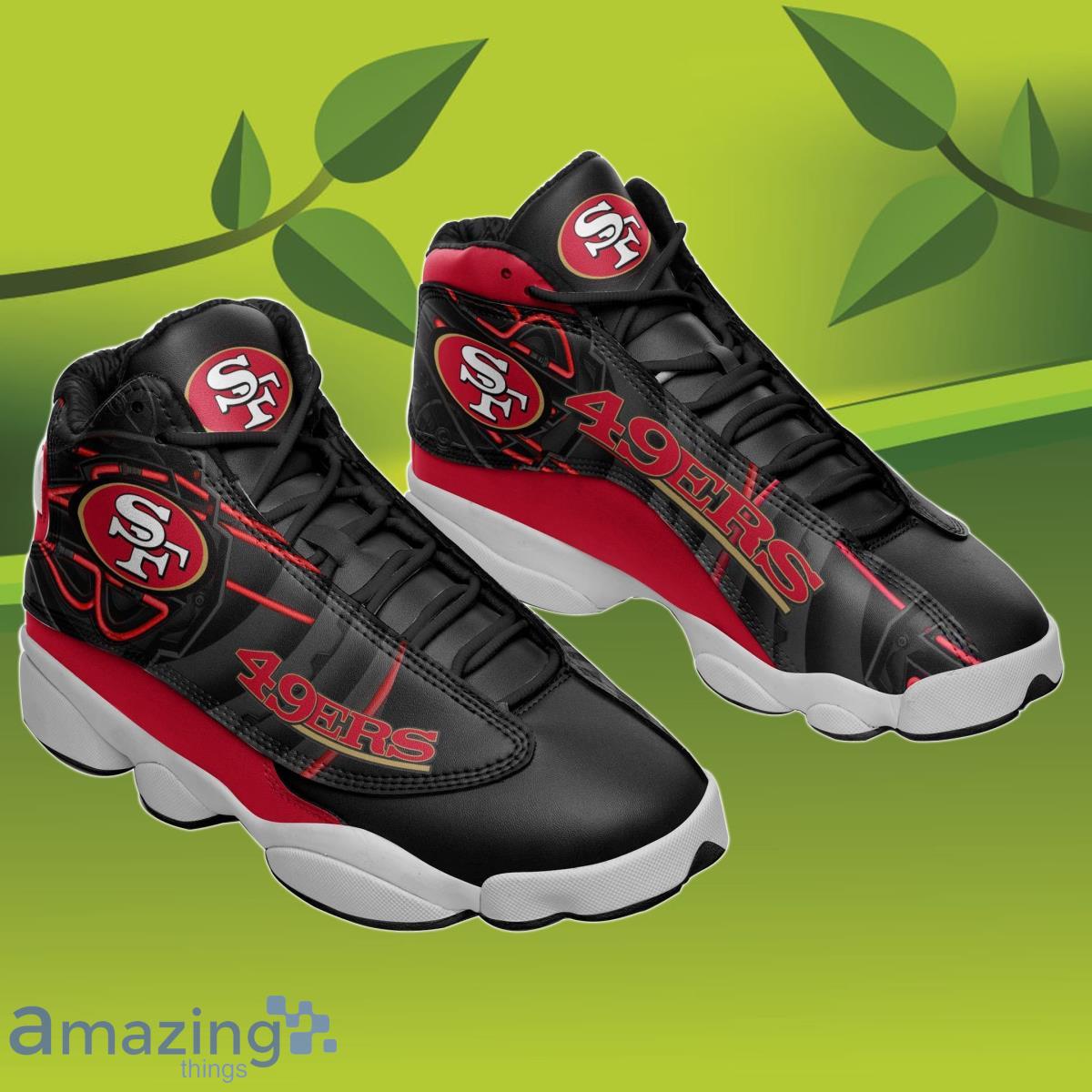 San Francisco 49ers Air Jordan 13 Sneakers Impressive Gift For Friends image San Francisco 49ers Air Jordan 13 Sneakers Impressive Gift For Friends Product Photo 2