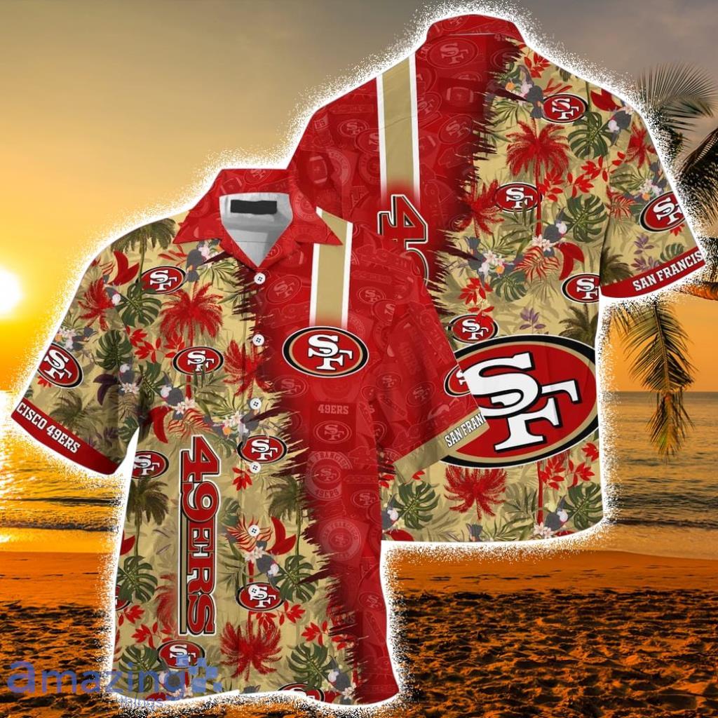 Vintage Nfl San Francisco 49ers Hawaiian Shirt Summer Beach Gift